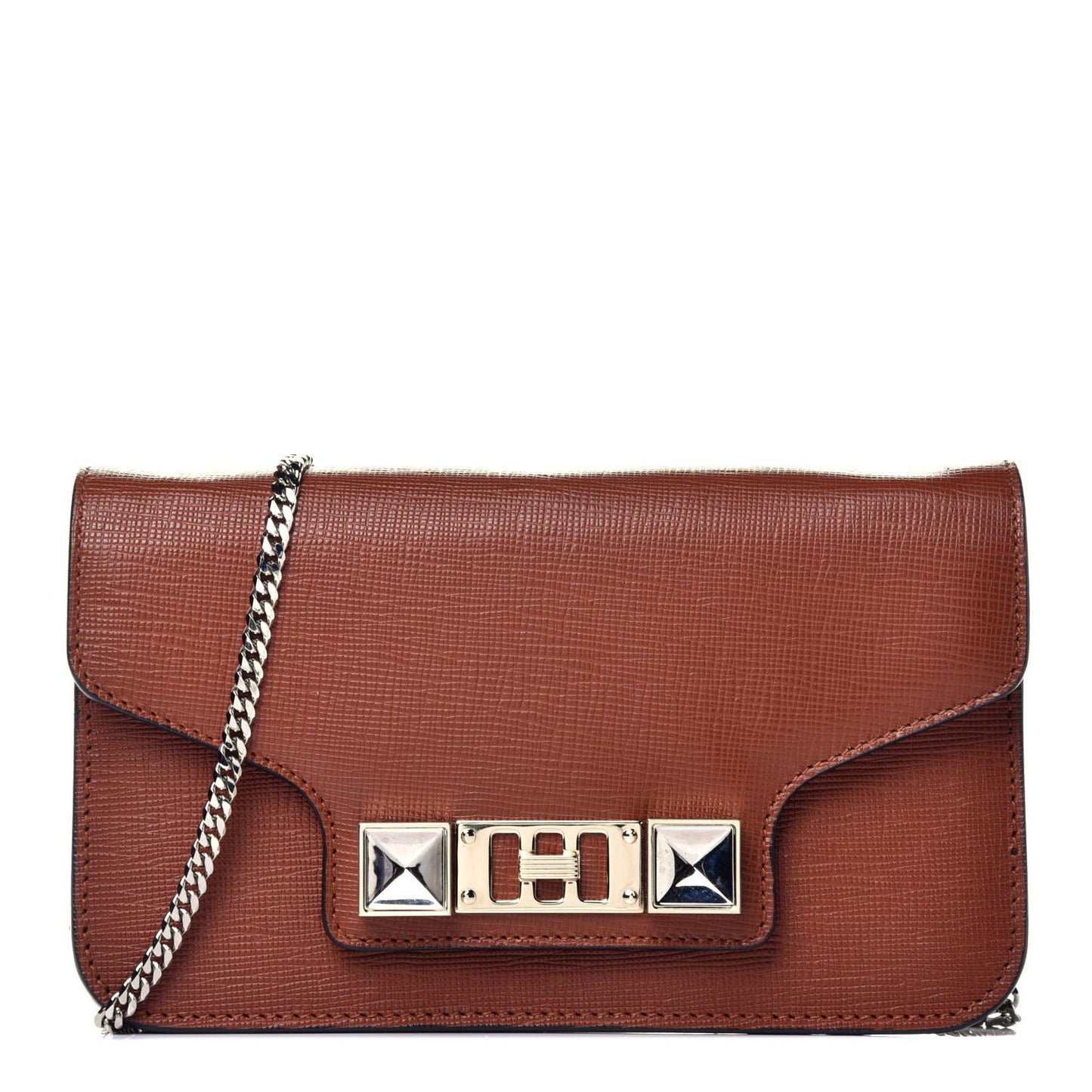 New Linosa PS11 Chain Wallet Tan