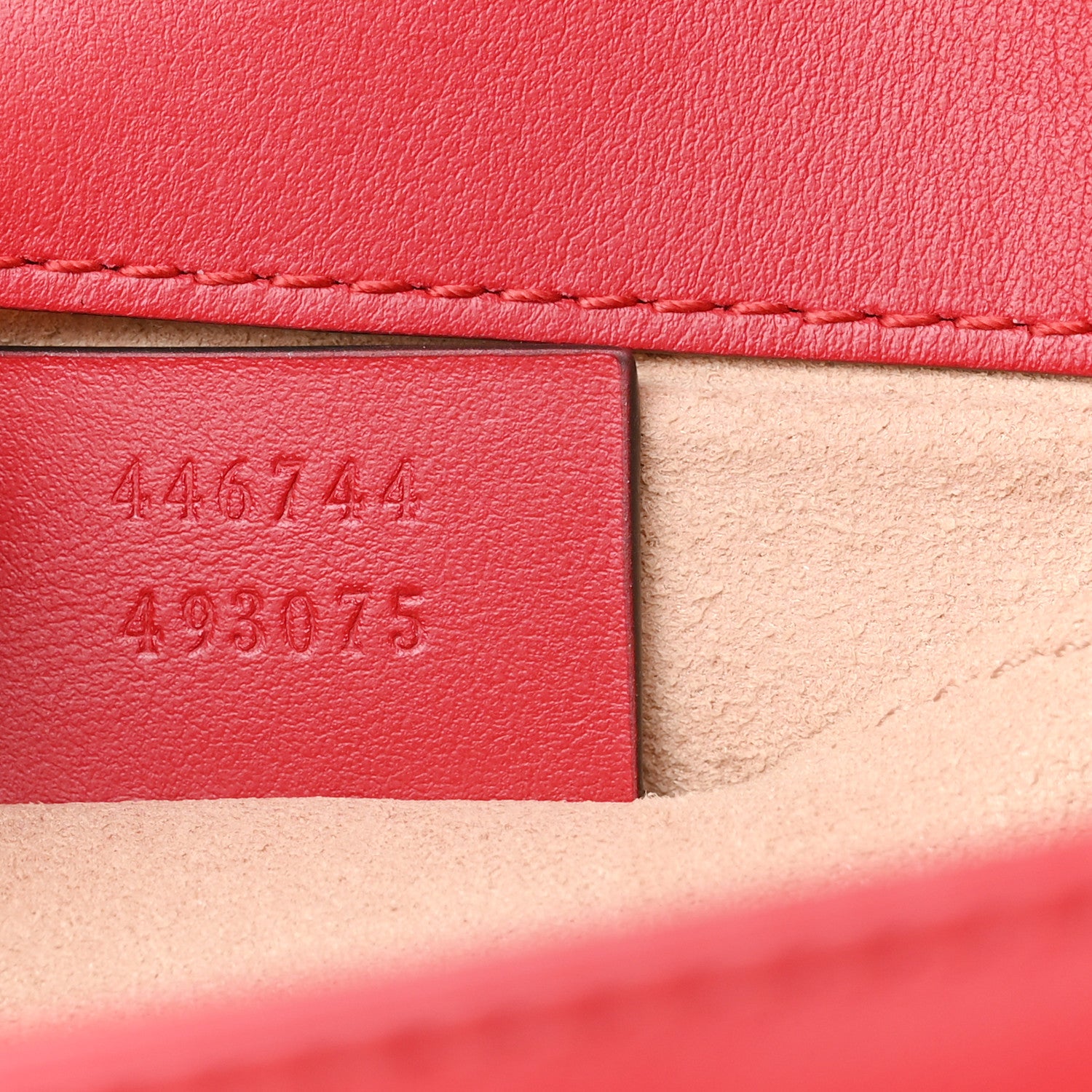 Gucci Calfskin Matelasse Mini GG Marmont Shoulder Bag Hibiscus Red 6 of 10