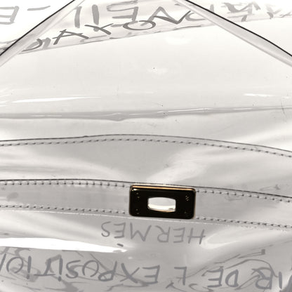 Hermes Vinyl Souvenir De L'Exposition Kelly Transparent 5 of 11