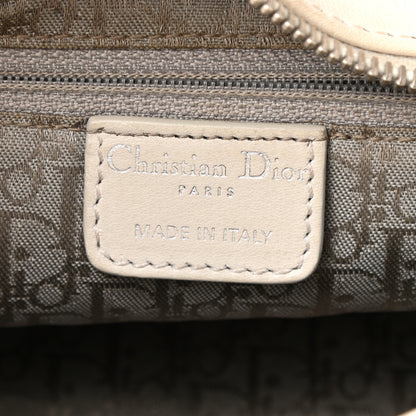 Christian Dior Lambskin Cannage Soft Lady Dior Satchel White 6 of 23
