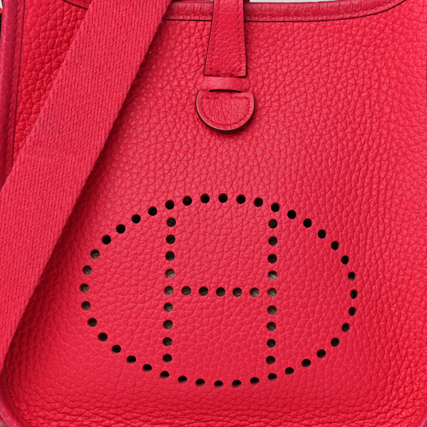 Hermes Taurillon Clemence Evelyne TPM Rose Extreme 7 of 9