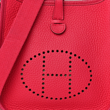 Hermes Taurillon Clemence Evelyne TPM Rose Extreme 7 of 9