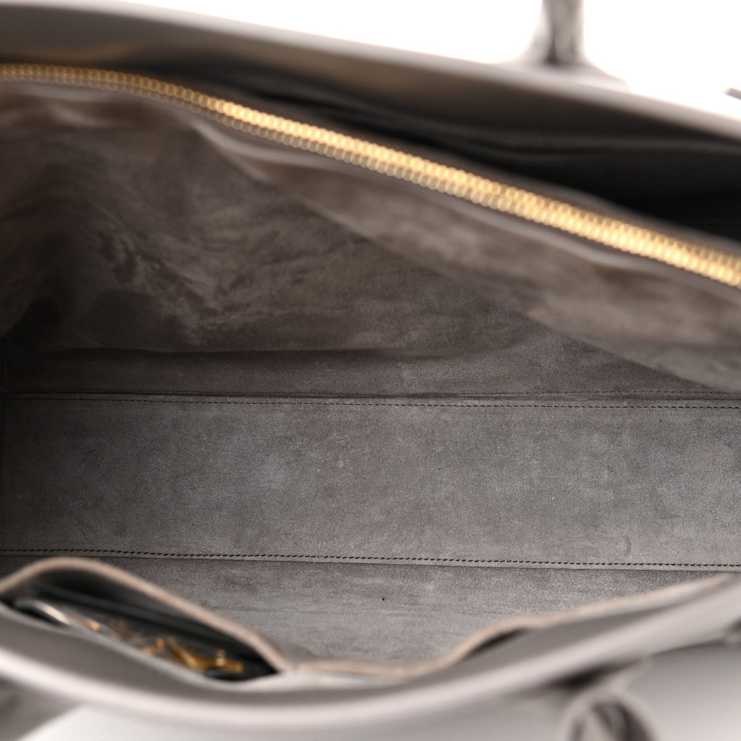 Saint Laurent Calfskin Large Sac De Jour Carryall Grey 6 of 19