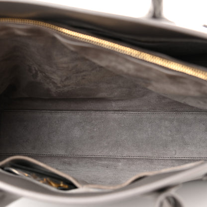 Saint Laurent Calfskin Large Sac De Jour Carryall Grey 6 of 19