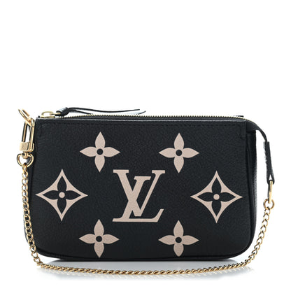Louis Vuitton Empreinte Monogram Giant Mini Pochette Accessories Black 1 of 6