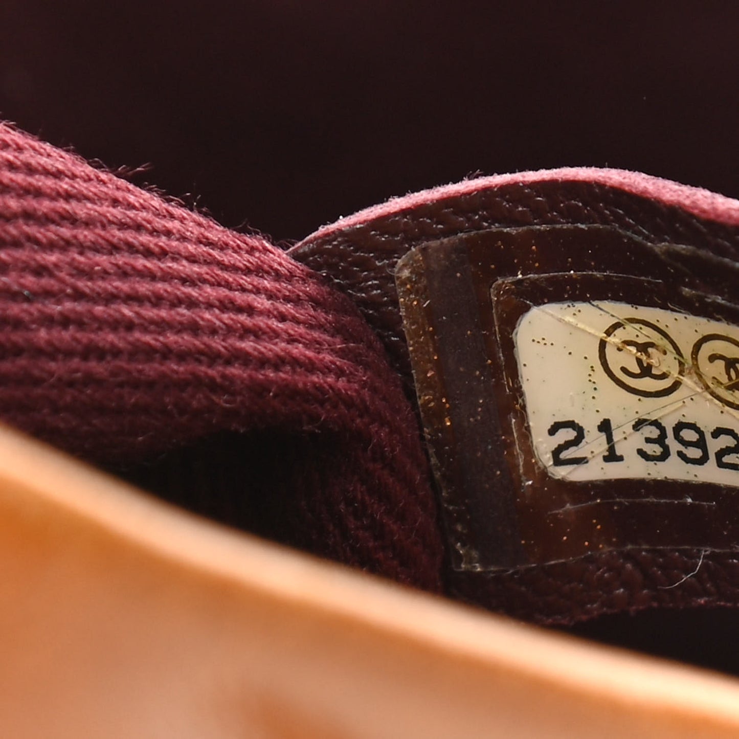 Glazed Calfskin Shearling Quilted Small Mountain Backpack Brown