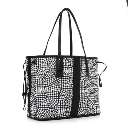 MCM Visetos Medium Liz Reversible Shopper Tote Black 12 of 20
