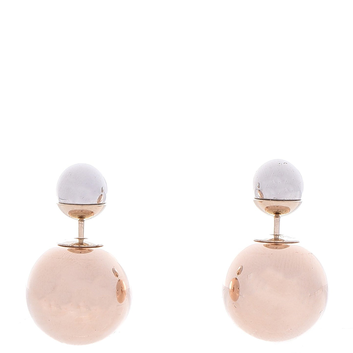 Mise En Dior Tribal Earrings Silver Gold