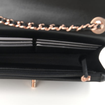 Chanel Lambskin Quilted Trendy CC Wallet On Chain WOC Black 5 of 12