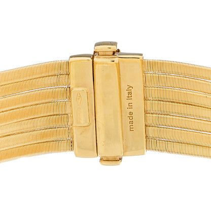 Marco Bicego 18K Yellow White Gold Diamond Masai Seven Strand Bracelet 2 of 3