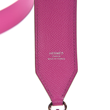 Hermes Epsom 40mm Tressage Shoulder Strap Magnolia Bleu Saphir Craie 3 of 5