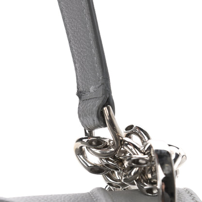 Christian Dior Grained Calfskin Medium Diorama Flap Bag Gris 10 of 10