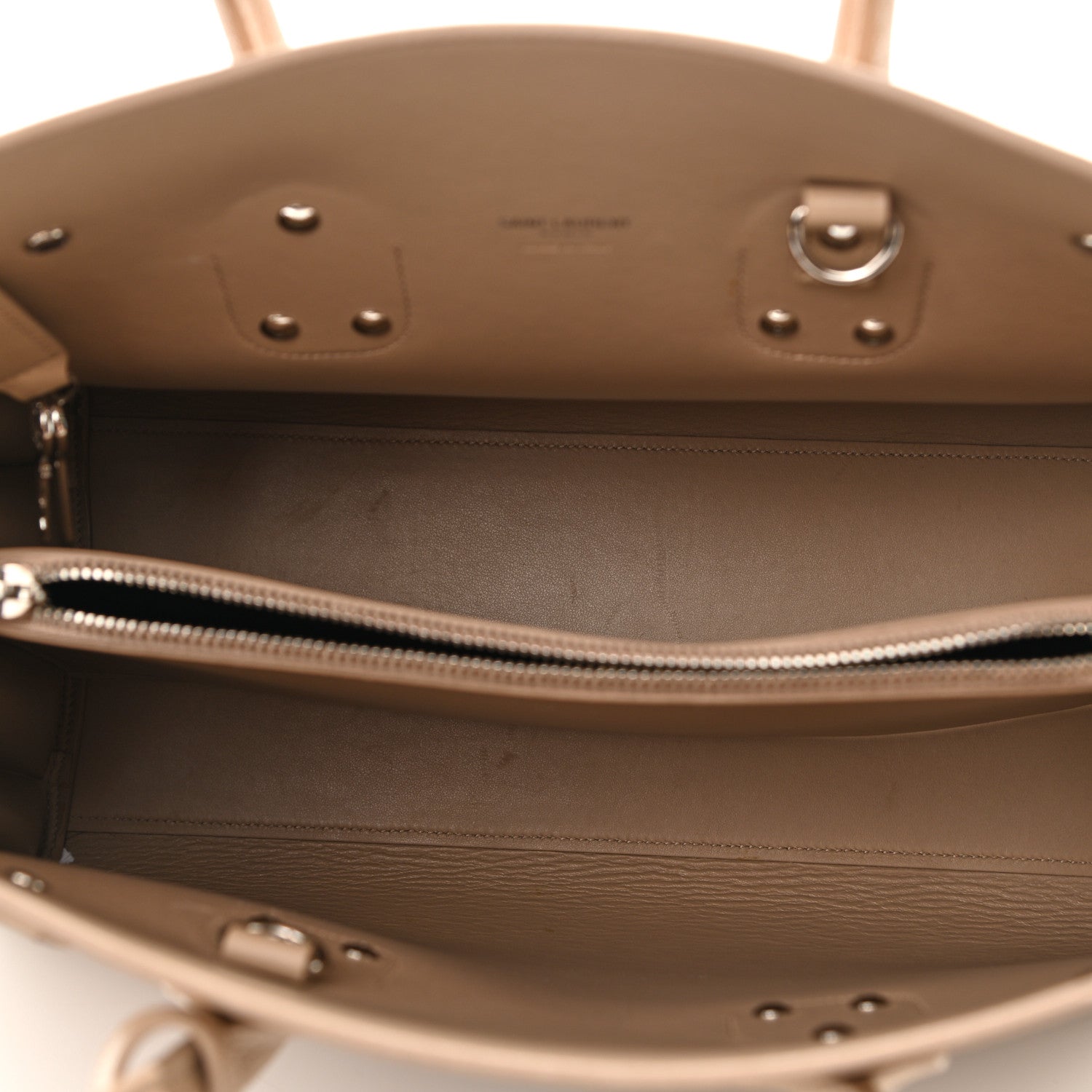 Saint Laurent Grained Calfskin Small Sac De Jour Nude Powder 5 of 13