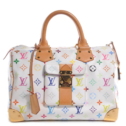 Louis Vuitton Monogram Multicolor Speedy 30 White 1 of 8