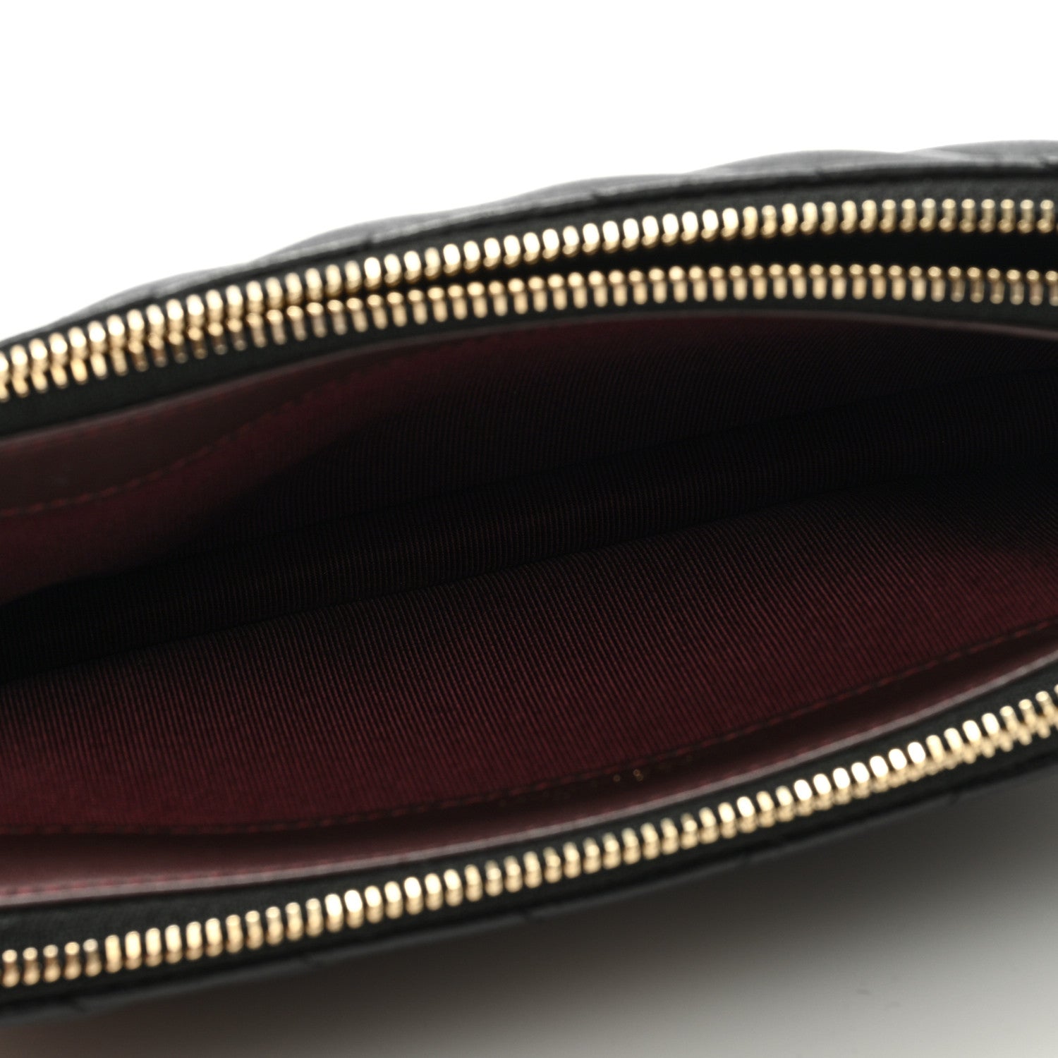 Chanel Lambskin Chevron Quilted Small Clutch With Chain Black 4 of 10