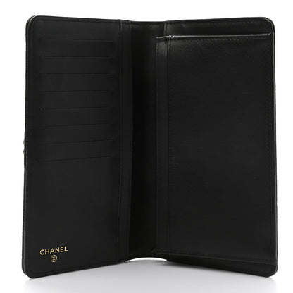 Chanel Caviar Quilted Boy Yen Wallet Black 5 of 9