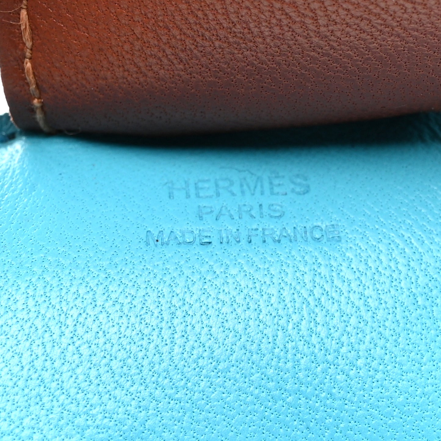 Milo Lambskin Grigri Rodeo Horse Bag Charm MM Bleu Azteque Bleu Electrique Fauve