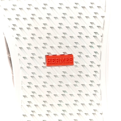 Hermes Matte Niloticus Crocodile Himalaya Mens Day Sneaker 43.5 Blanc 6 of 11