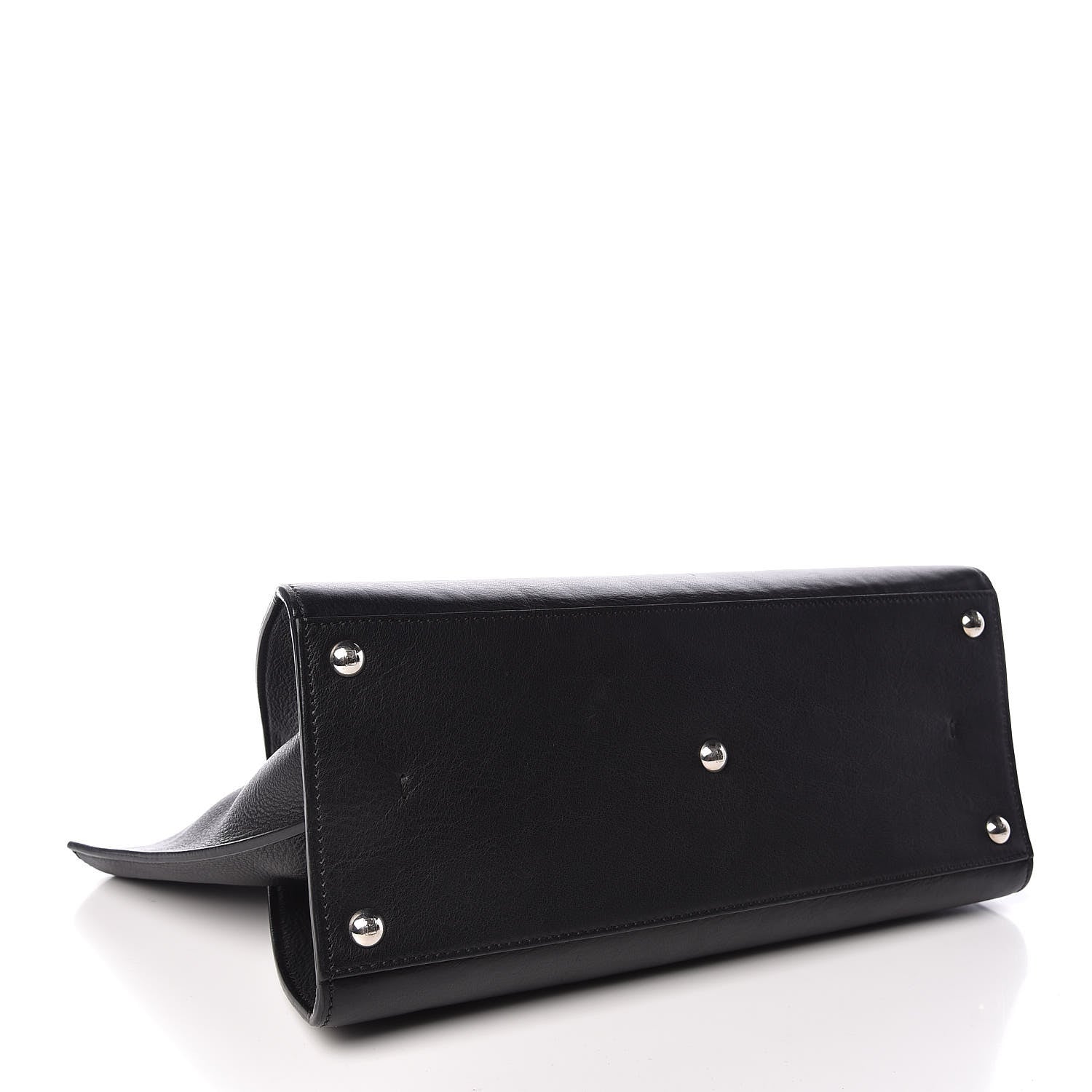 Fendi Vitello Dolce Petite 3jours Tote Black 5 of 10