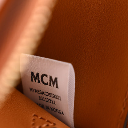 MCM Lauretos Card Case Oatmeal 6 of 7