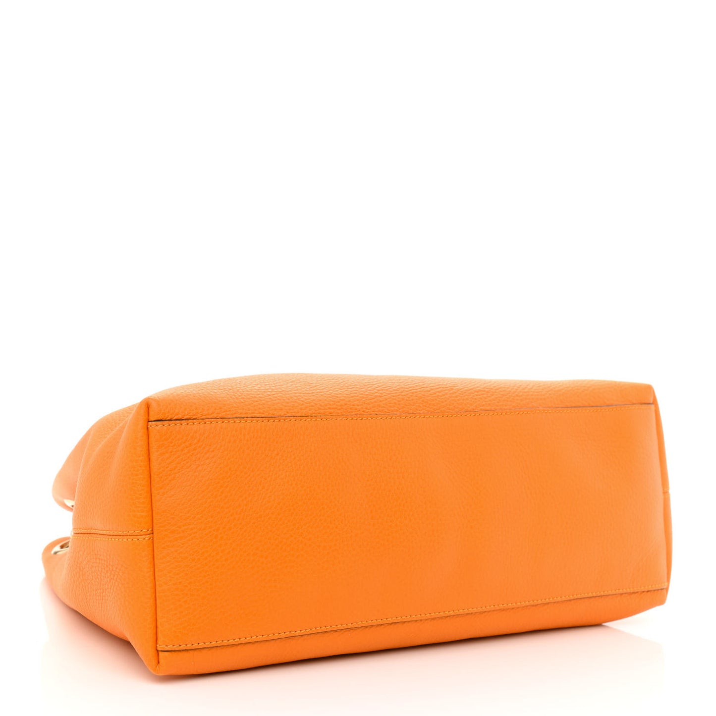Pebbled Calfskin Medium Soho Chain Shoulder Bag Curcuma