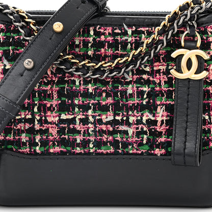 Chanel Tweed Calfskin Small Gabrielle Hobo Multi 8 of 10