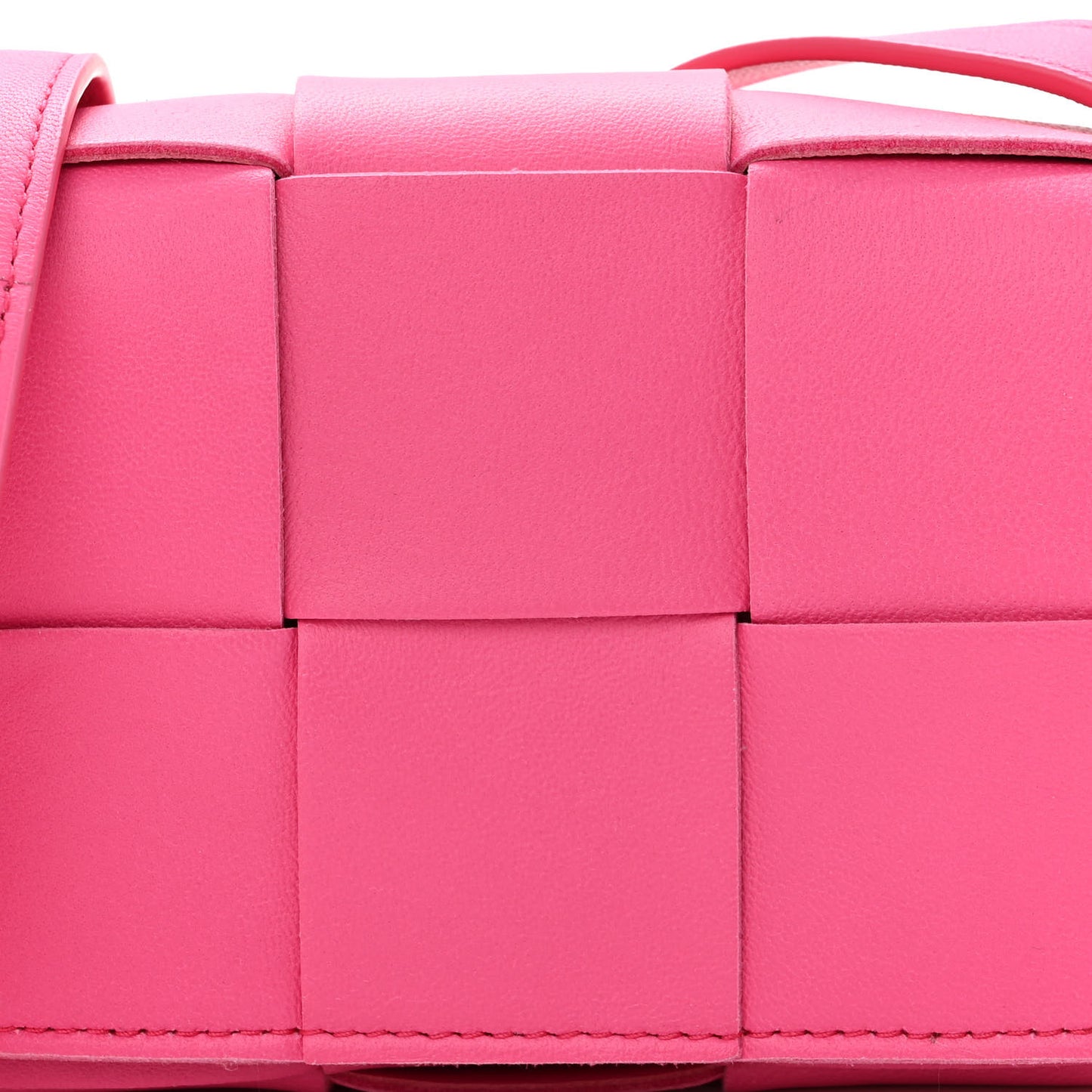 Lambskin Maxi Intrecciato Extra Mini Cassette Crossbody Bag Bon Bon