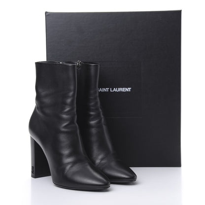 Saint Laurent Nappa Vendome Loulou Ankle Zip Boot 39 Black 12 of 12