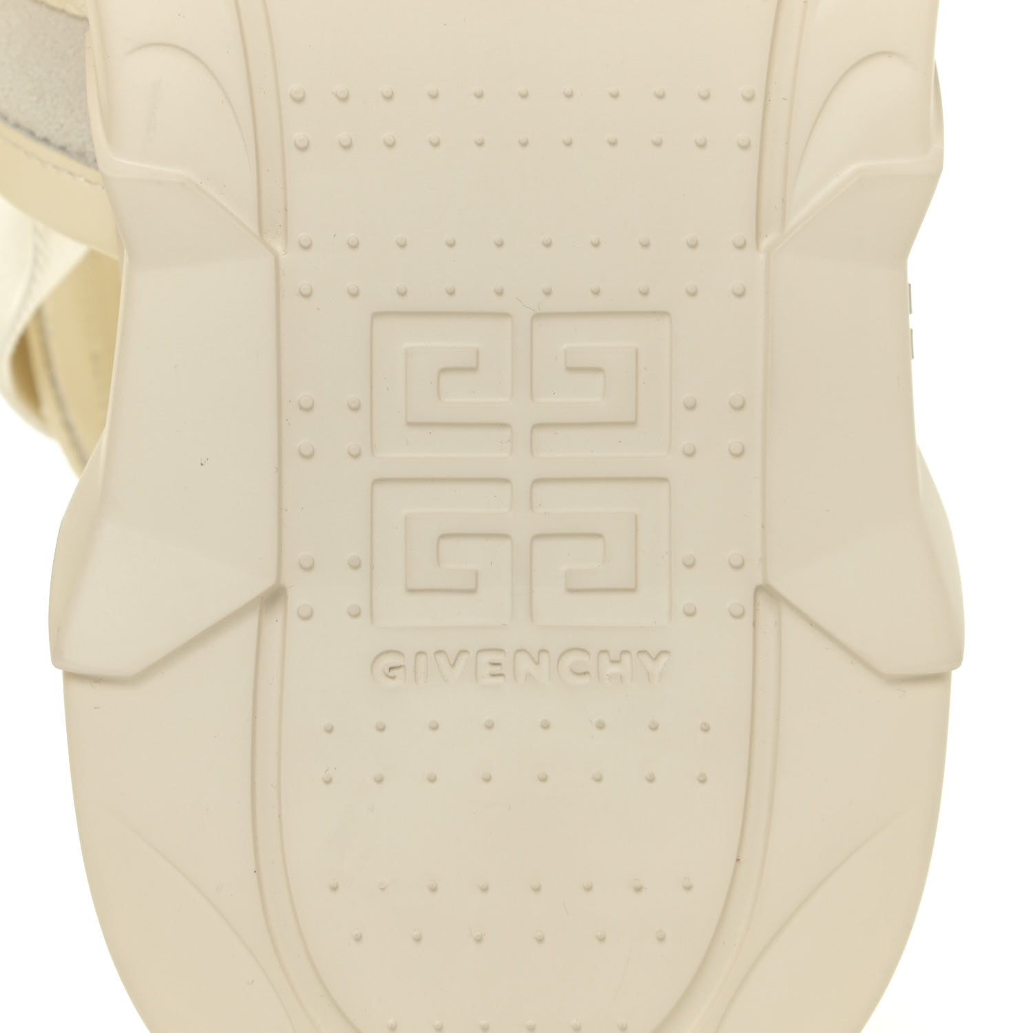 Givenchy Calfskin Rubber Marshmallow Strap Sandals 37 Off White 10 of 13