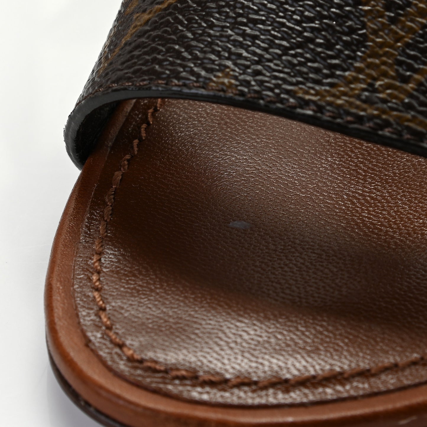 Calfskin Monogram Horizon Sandals 39 Cognac Brown