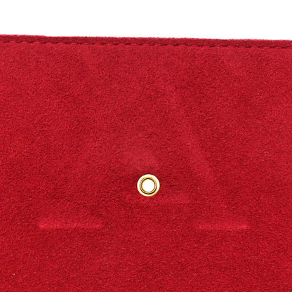 Louis Vuitton Calfskin Chain Louise MM Red 11 of 11