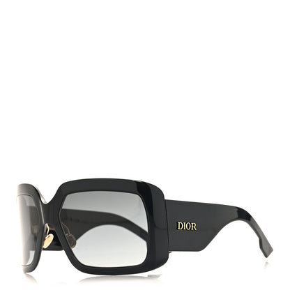 Christian Dior Acetate DiorSo Light 2 Shield Sunglasses Black 1 of 9