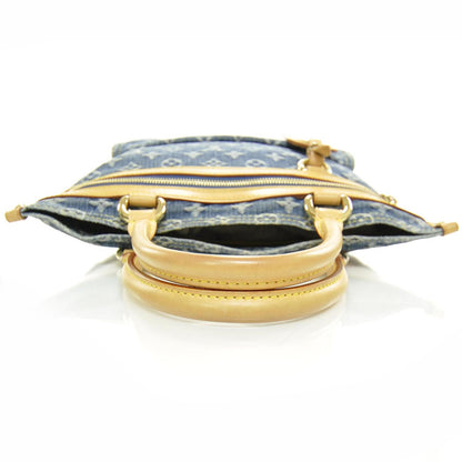 Louis Vuitton Denim Monogram Sac Plat 6 of 10