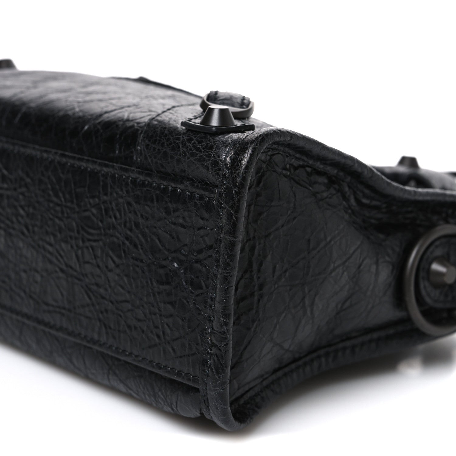 Balenciaga Agneau Arena Classic Hardware Le City Mini Black 9 of 9