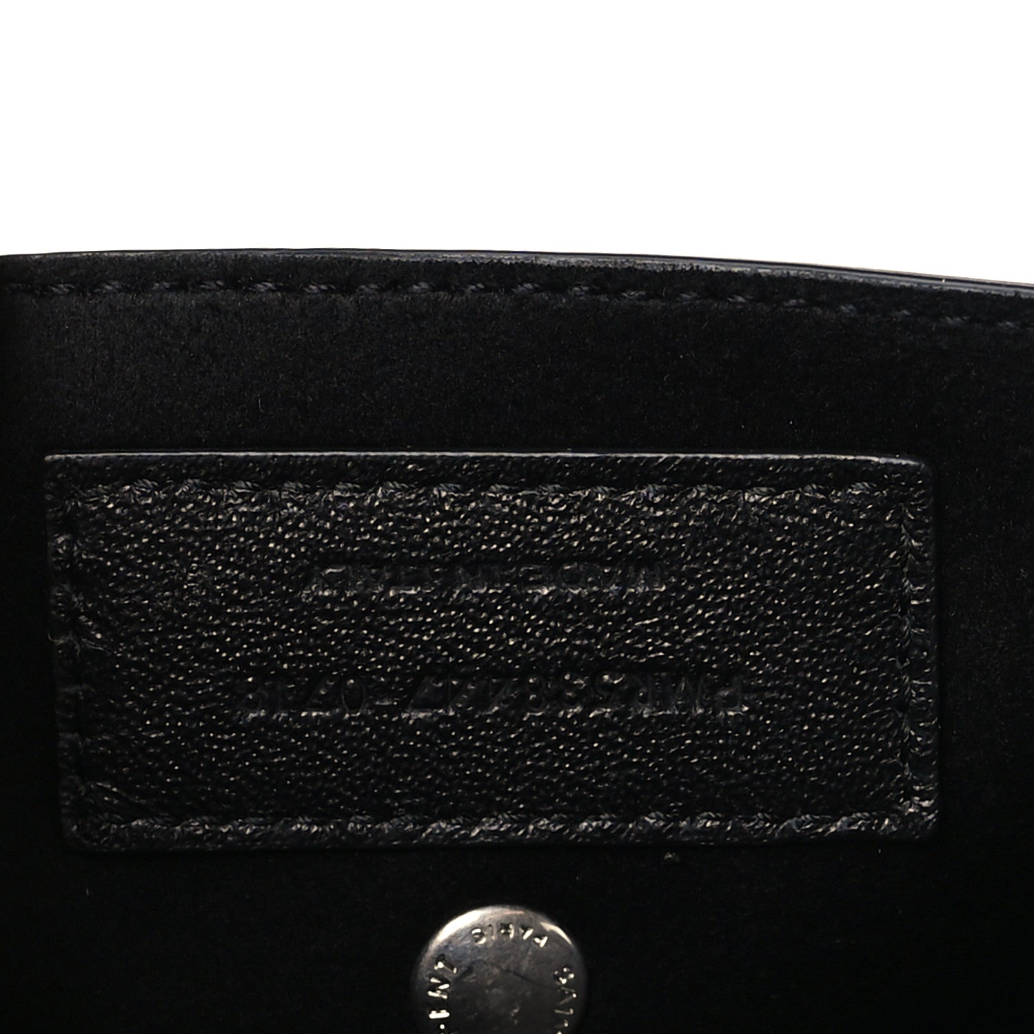 Saint Laurent Lambskin Teddy Drawstring Bag Black 9 of 11