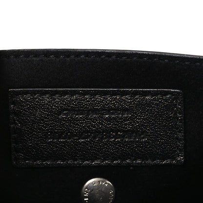 Saint Laurent Lambskin Teddy Drawstring Bag Black 9 of 11