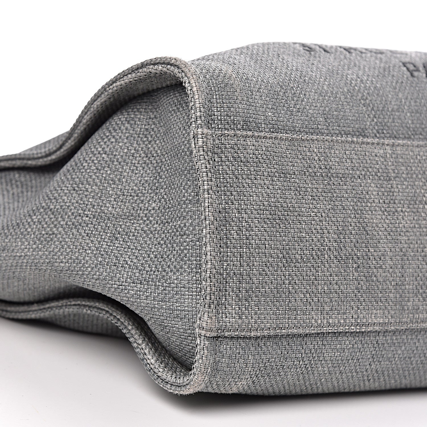 Chanel Canvas Large Deauville Tote Grey 8 of 10