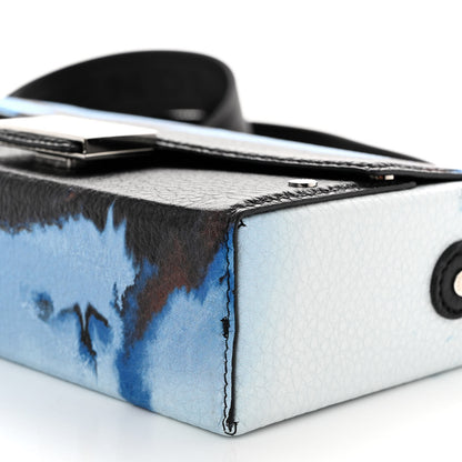 Fendi Cuoio Romano Cloud Print Baguette Soft Trunk Black Avio 9 of 9