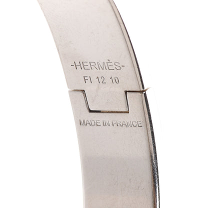 Hermes Enamel Cheval Pixel Clic Clac H Bracelet PM Black White 4 of 6