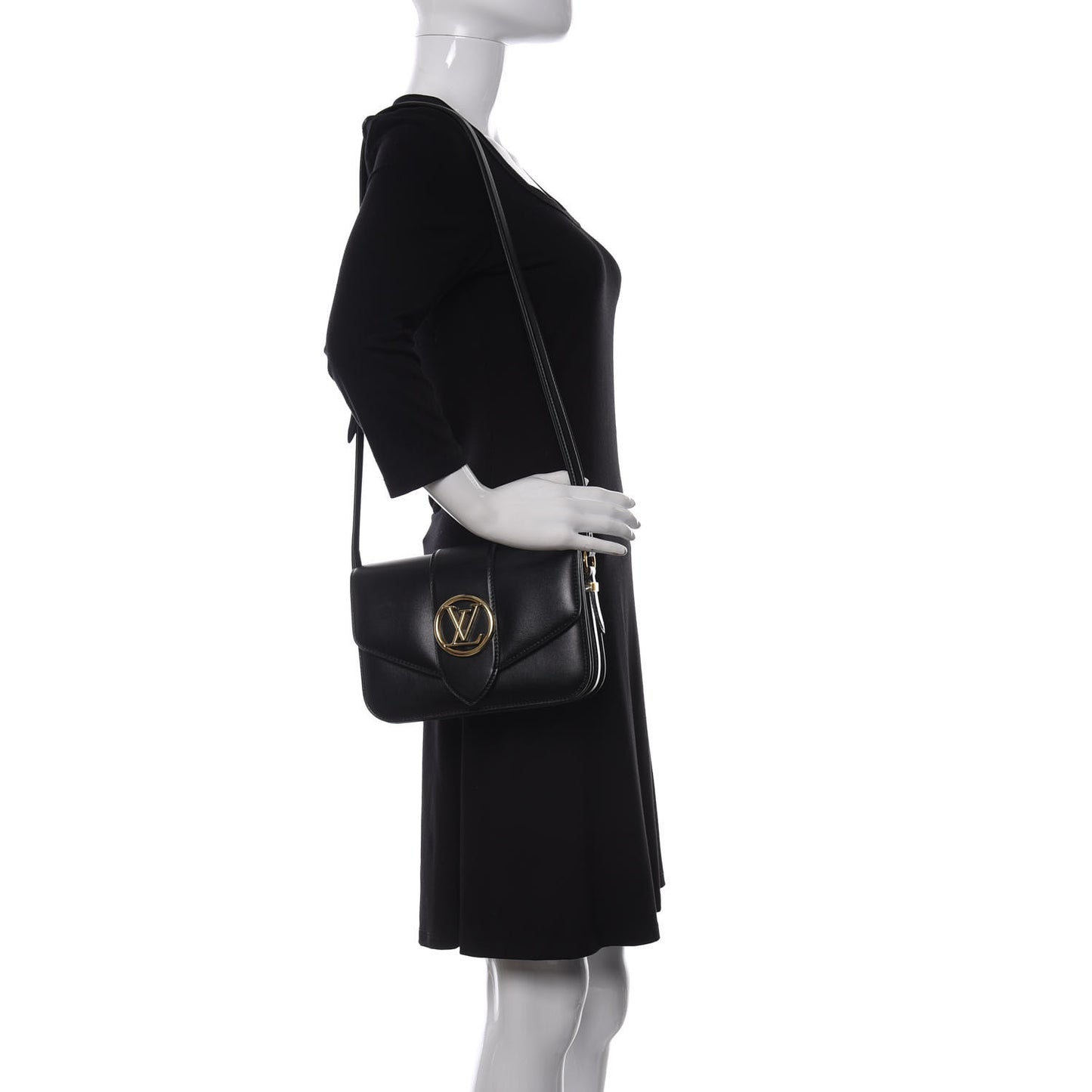 Smooth Calfskin LV Pont 9 Black