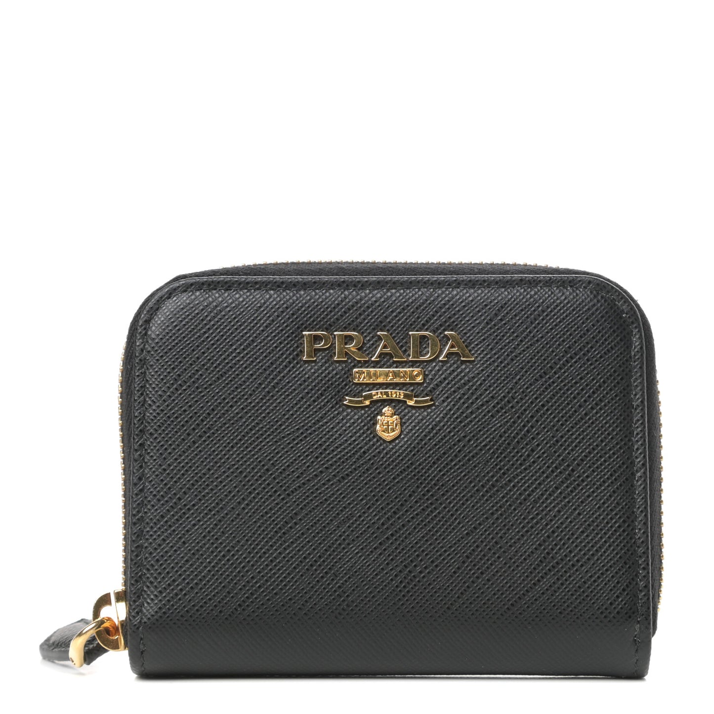 Saffiano Metal Coin Purse Black