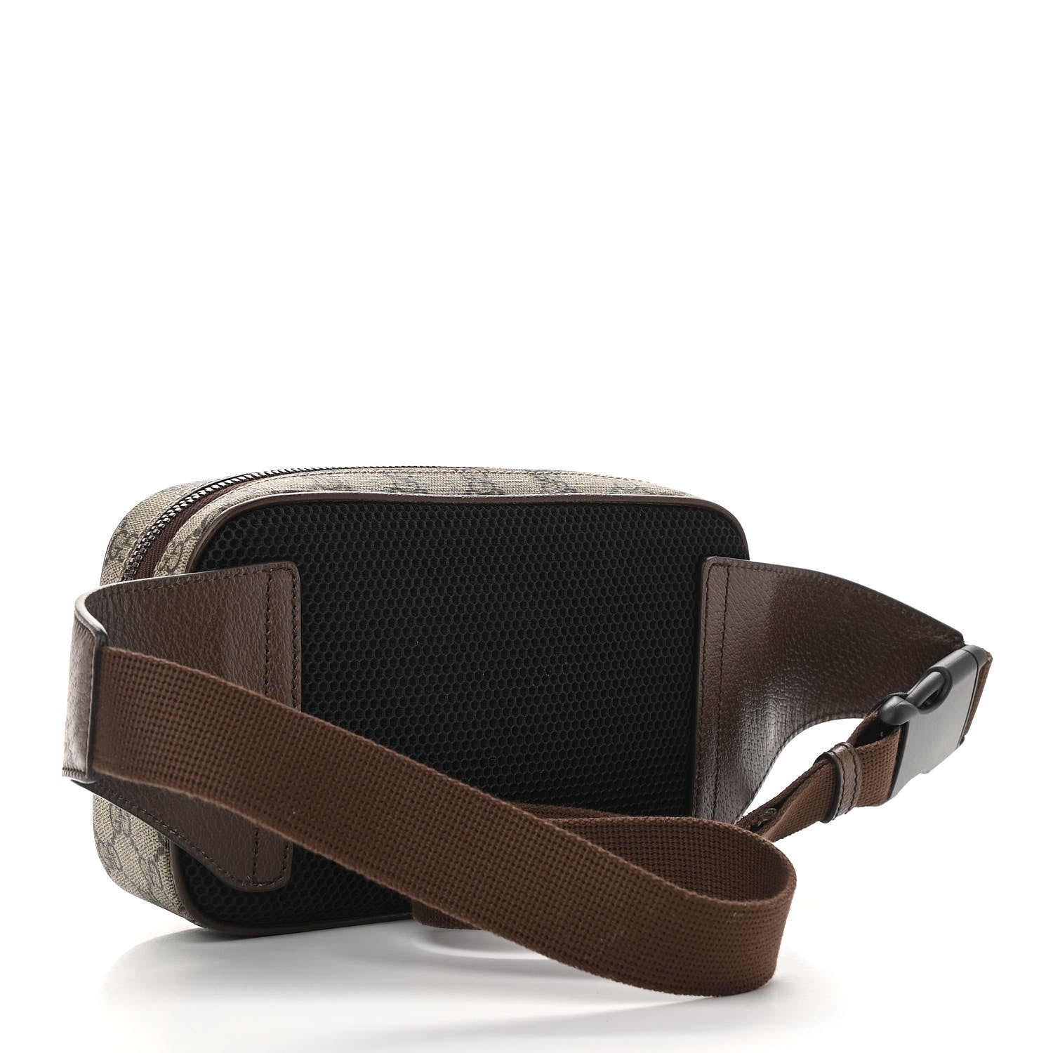 Gucci Soft GG Supreme Monogram Medium Ophidia Belt Bag Dark Brown 3 of 10