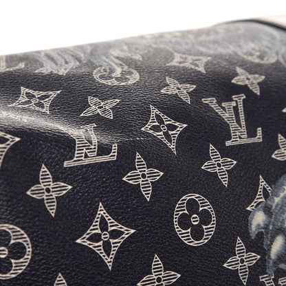 Louis Vuitton Savane Monogram Lion Chapman Keepall Bandouliere 55 Encre 8 of 9