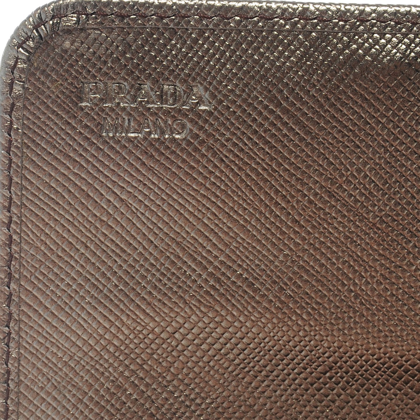 Saffiano Stones Continental Wallet Piombo