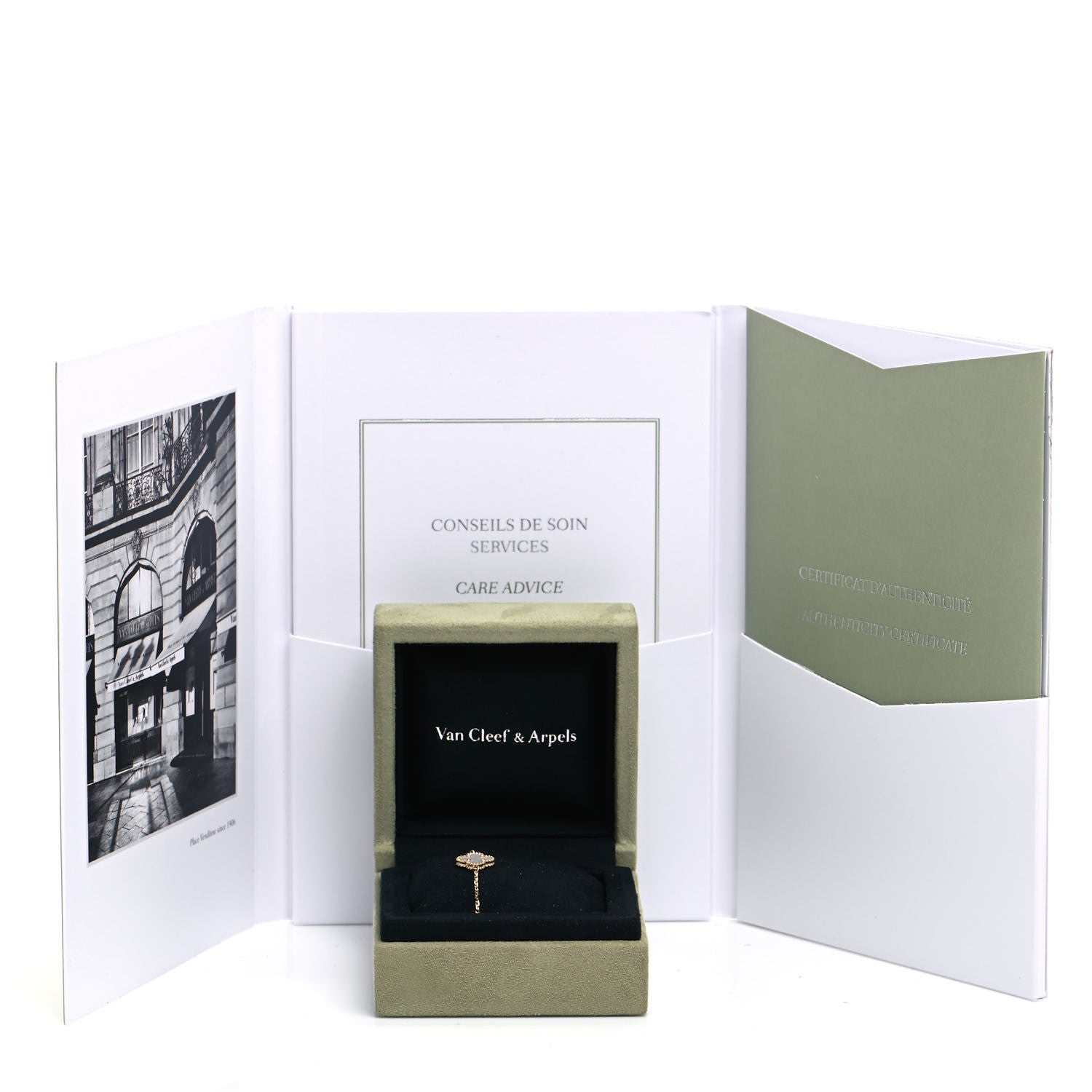 Van Cleef & Arpels 18K Yellow Gold Mother of Pearl Sweet Alhambra Bracelet 7 of 7