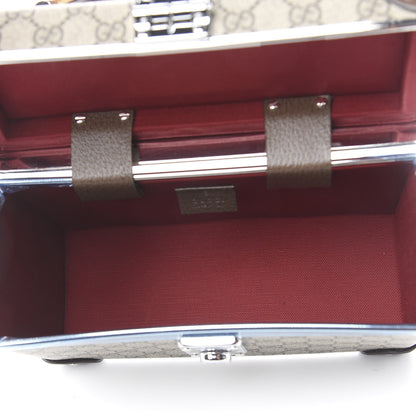 Gucci GG Supreme Monogram Globe-Trotter Beauty Case Brown 4 of 10