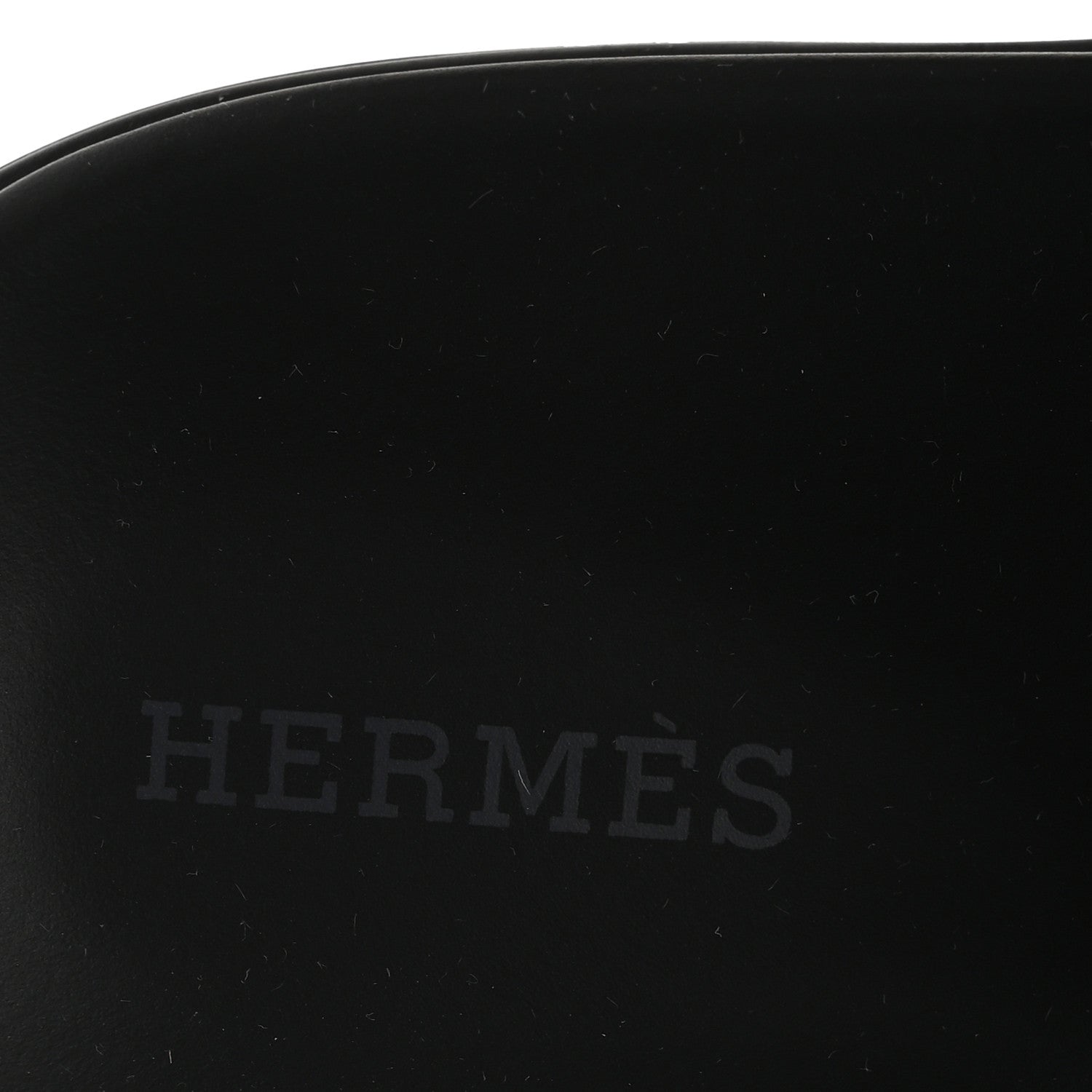 Hermes Calfskin Womens Chypre Sandals 38 Black 8 of 10