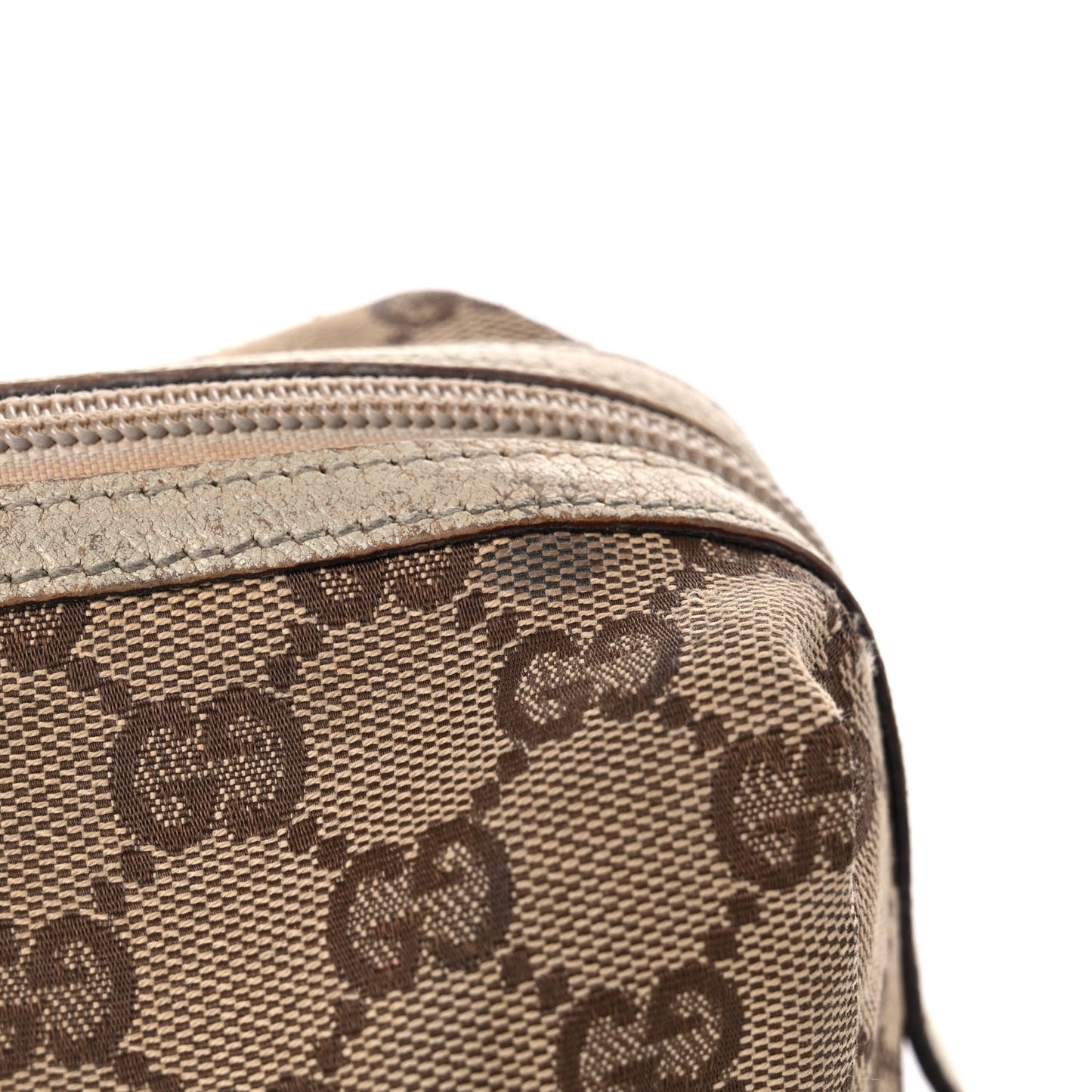 Monogram Large Cosmetic Case White