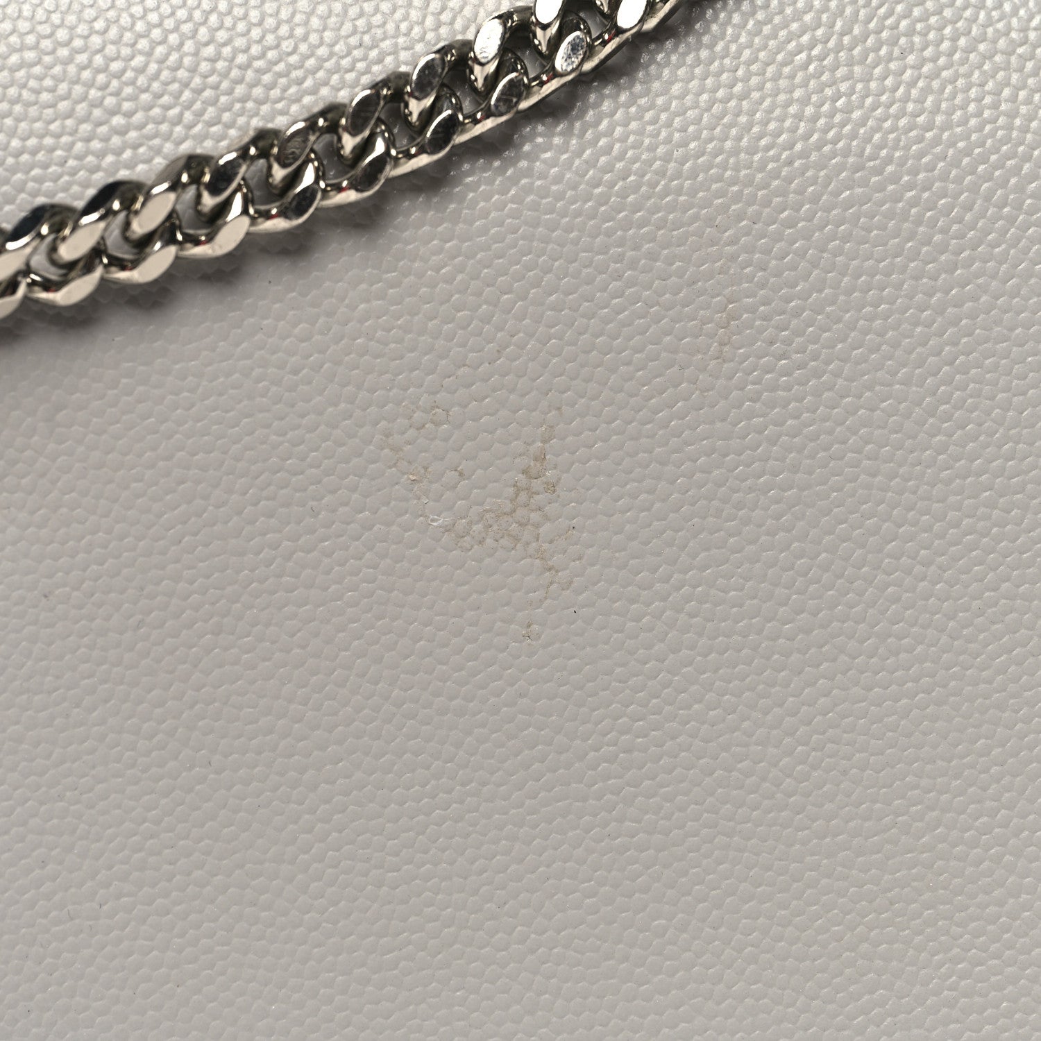 Saint Laurent Grain De Poudre Medium Classic Monogram Kate Satchel Souris 10 of 14