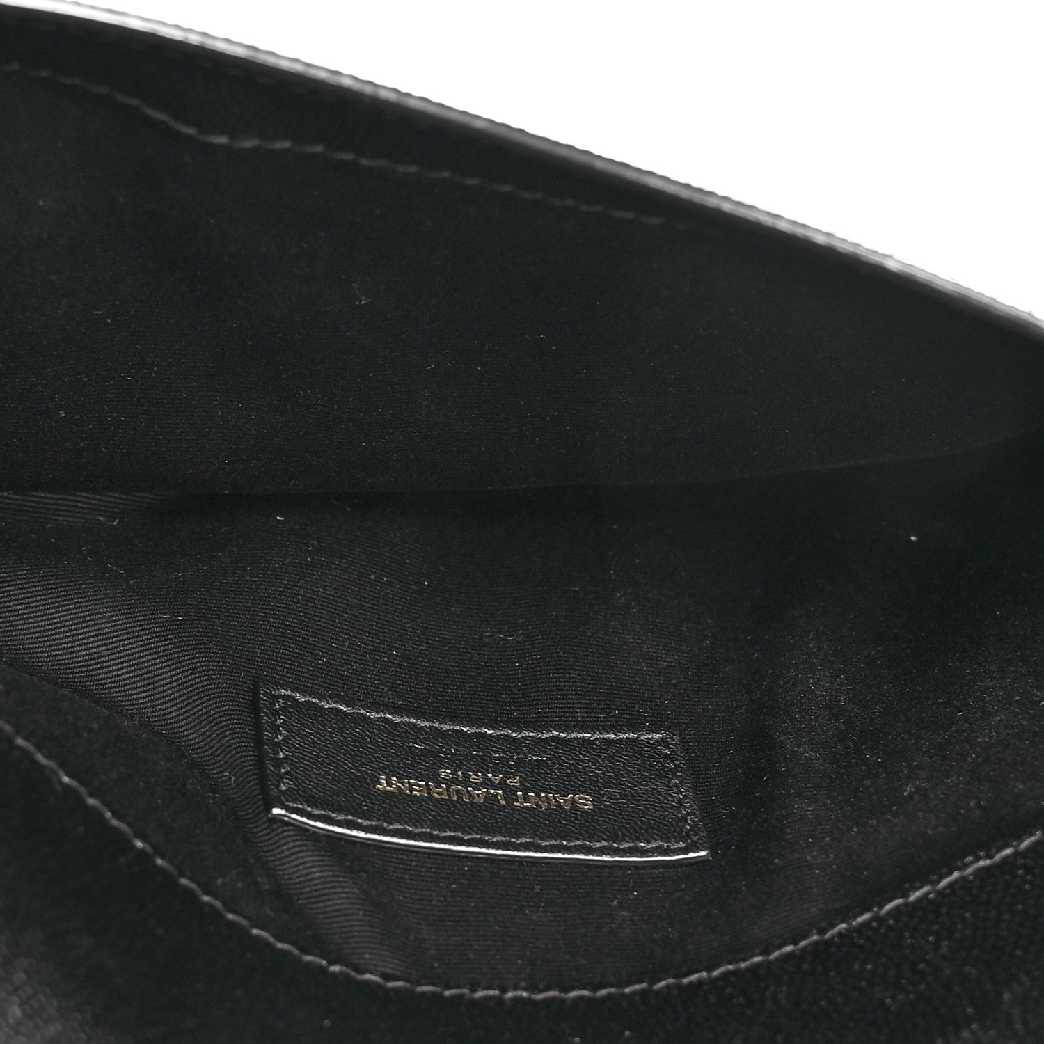 Saint Laurent Grain De Poudre Uptown Pouch Black 5 of 7
